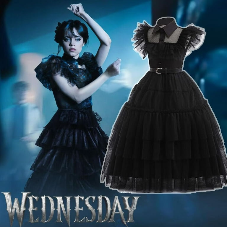Wednesday Addams Dress Cosplay Costume
