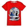 thumbnail image 1 of Wednesday Addams Girls T-Shirt Summer Kids Movie Characters Print Tops for 4-13 Years Birthday Gifts, 1 of 2