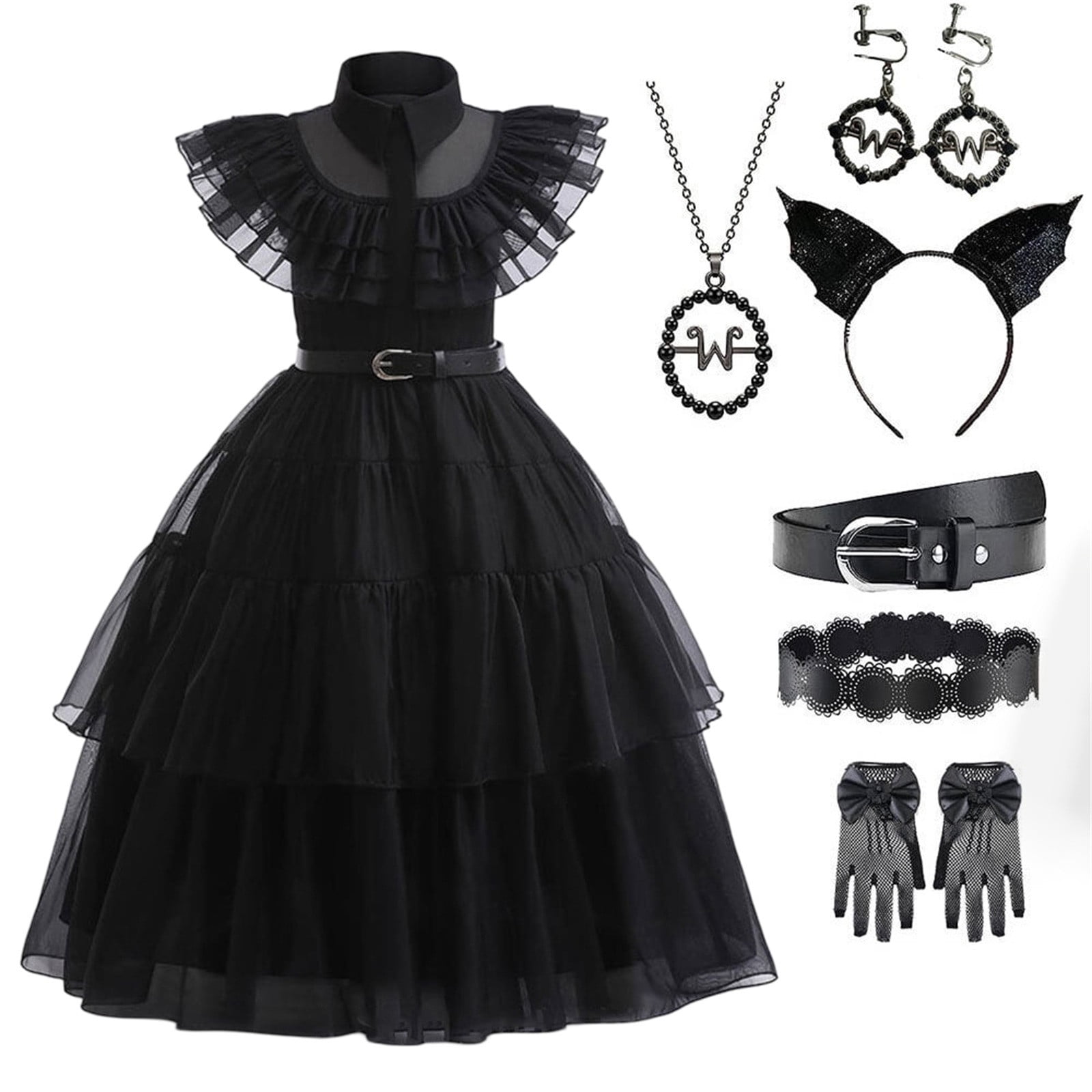 Wednesday Addams Halloween Costumes Woman 2024, Women's Wardrobe