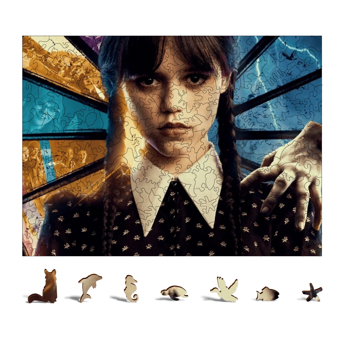 Wednesday Addams Jigsaw Puzzles for Teens and Adults, for Boys and