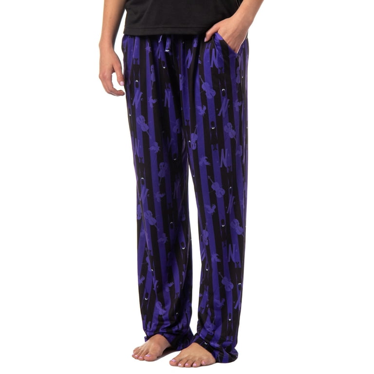 Wednesday Addams Women s Nevermore Academy Allover Print Sleep