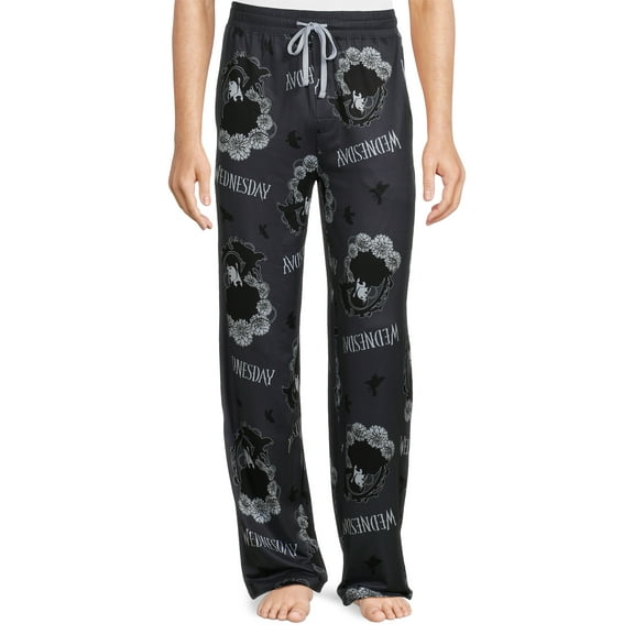 Wednesday Adult Men's Apparel, All Over Print Graphic Sleep Pant, Size S-2XL (Men's & Big Men's)