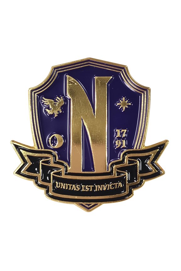 Wednesday Nevermore Academy Profile Enamel Pin