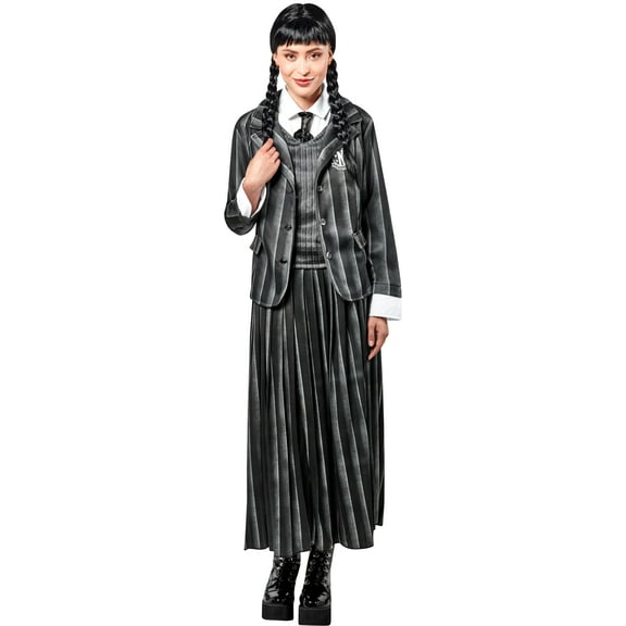 Wednesday Nevermore Academy Uniform Costume for Women by Rubies, X-Large
