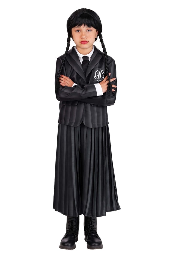 Wednesday Nevermore Girl's Costume