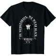 thumbnail image 1 of Wednesday On Wednesdays We Wear Black Goth Portrait T-Shirt, 1 of 7