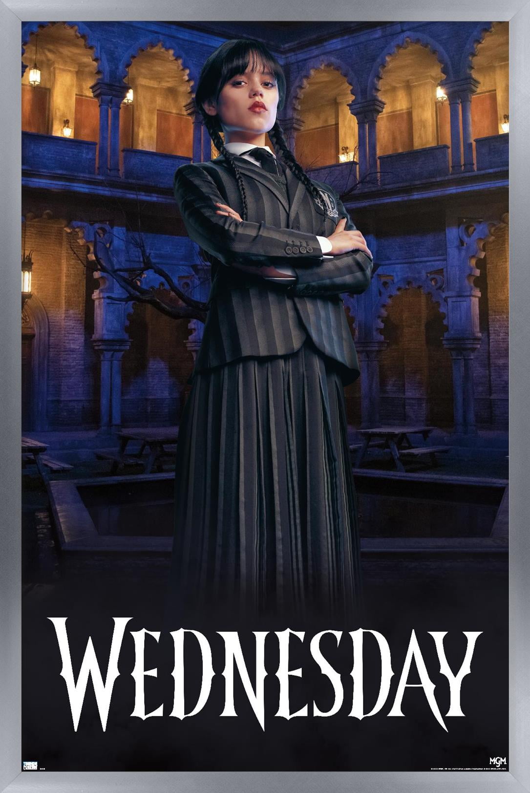 Wednesday - Portrait Wall Poster, 22.375" x 34" Framed