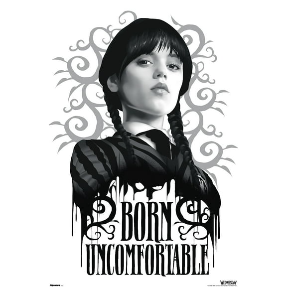 Wednesday: Season 2 (2025) - Wednesday Born Uncomfortable Wall Poster, 22.375" x 34"