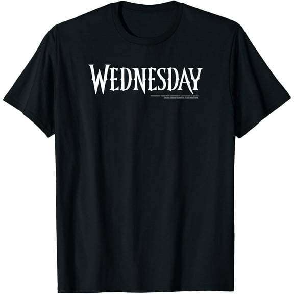 Wednesday Simple Text Logo T-Shirt