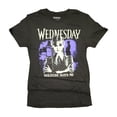 thumbnail image 1 of Wednesday Solitude Suits Me Black Graphic T-Shirt - Medium, 1 of 1