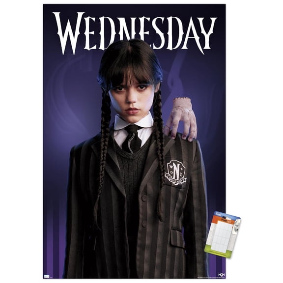 Wednesday - Wednesday and Thing Wall Poster, 22.375" x 34"