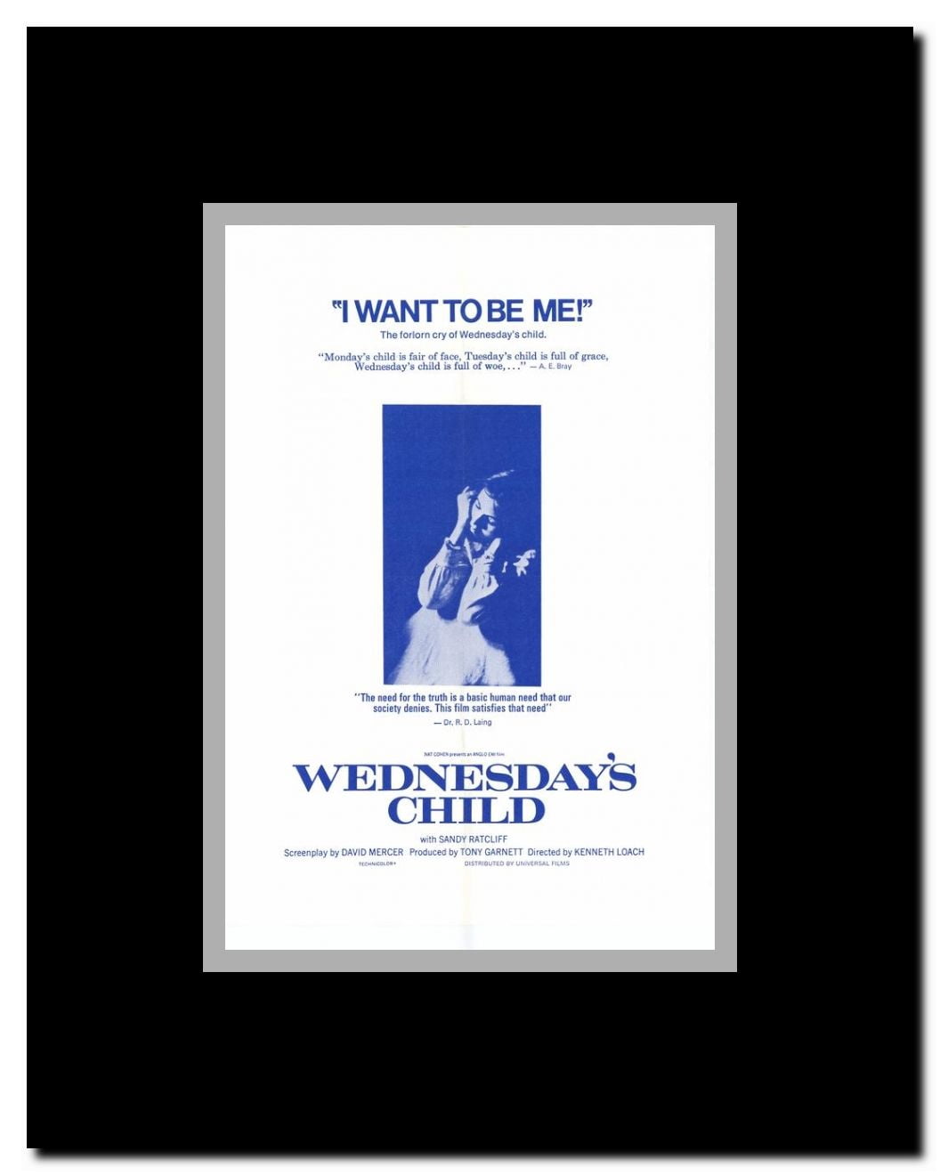Wednesdays Child Framed Movie Poster