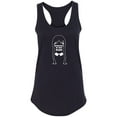 thumbnail image 1 of Wednesdays We Wear Black Racerback Tank, 1 of 1