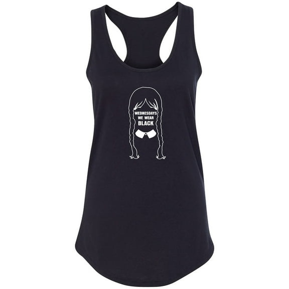 Wednesdays We Wear Black Racerback Tank
