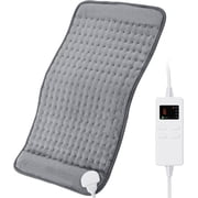 BREWENE Heating Pad for Back Pain Relief Electric Heating Pad with 6 Adjustable Temperature 12x24