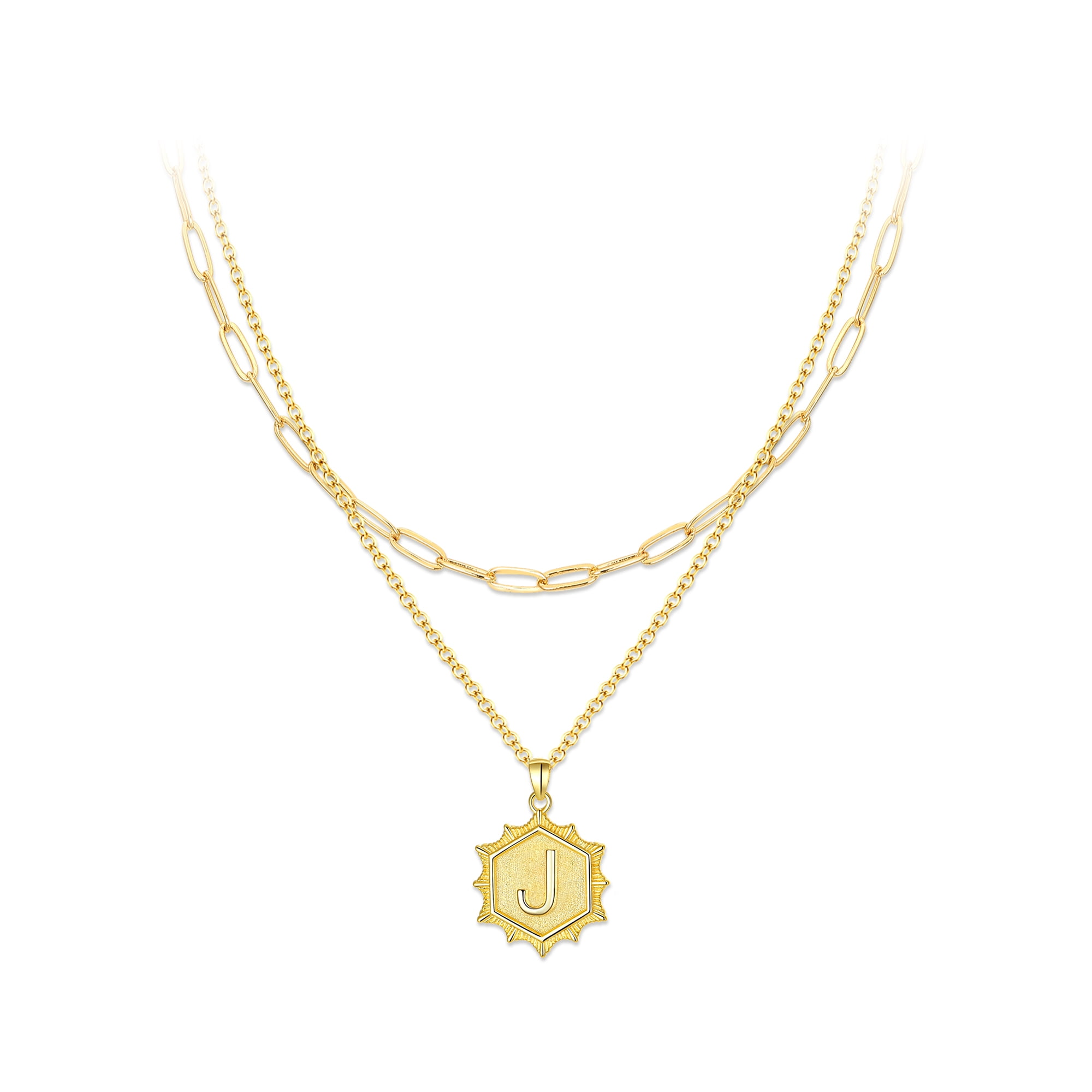 FANZE Layered Snake Necklace & Bracelet Set – 14k Gold/Silver Plated With Cubic Zirconia, Adjustable