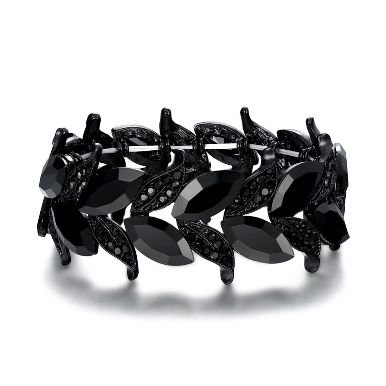 Wedure Wedding Bridal Bracelet for Women Marquise-Shape  display picture 1