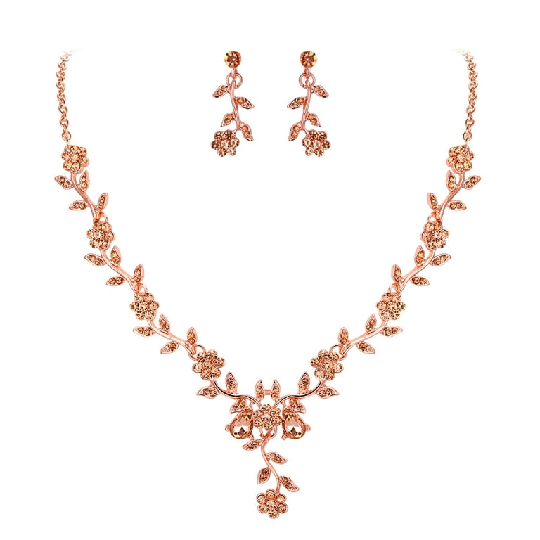 Peach colored costume jewelry hotsell