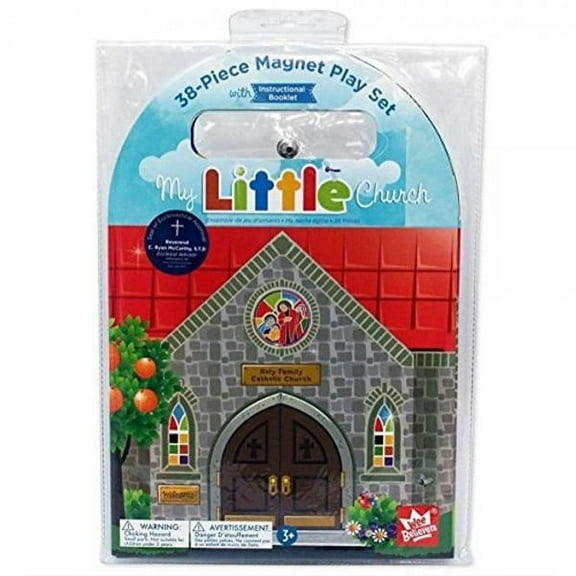 Wee Believers My Little Church 38 Piece Magnet Book Play Set