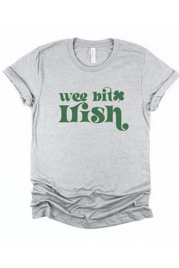 Wee Bit Irish Graphic Crew Neck Tee