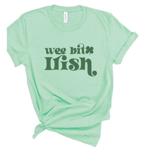 Wee Bit Irish Graphic Crew Neck Tee