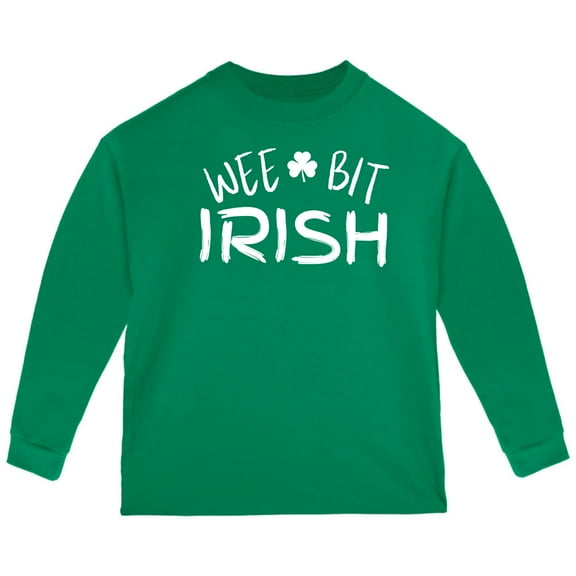 Wee Bit Irish Toddler Long Sleeve T Shirt