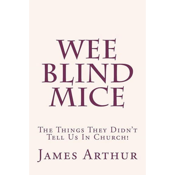 Wee Blind Mice: The Things They Didn't Tell Us In Church!, (Paperback)