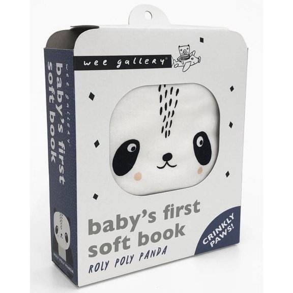 Wee Gallery Cloth Books Roly Poly Panda (2020 Edition): Baby's First Soft Book, (Paperback)