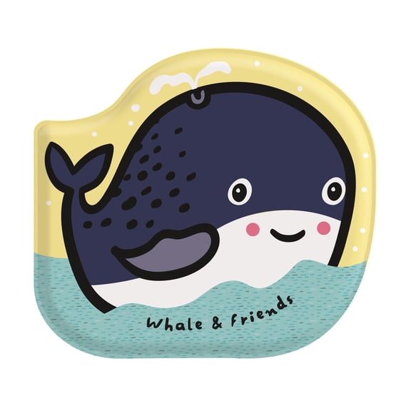 Wee Gallery Shaped Bath Books Whale & Friends: Watch Me Change Color in Water!, (Paperback)