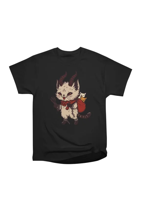 Wee Krampusnacht Kitty T-Shirt Tee Gift For Him Merch For Her Apparel For Friend