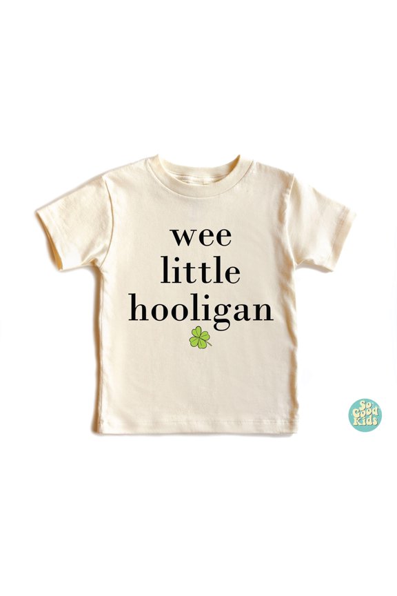 Wee Little Hooligan Toddler Sweatshirt, Vintage Shirt, Game Day Toddler Shirt, Game Day Baby Toddler Shirts TODDLER SHORT SLEEVE TEE BELLA CANVAS 3001T