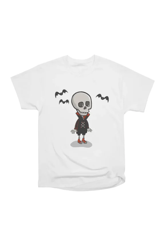 Wee Skeleton with Bats T-Shirt Tee Gift For Him Merch For Her Apparel For Friend