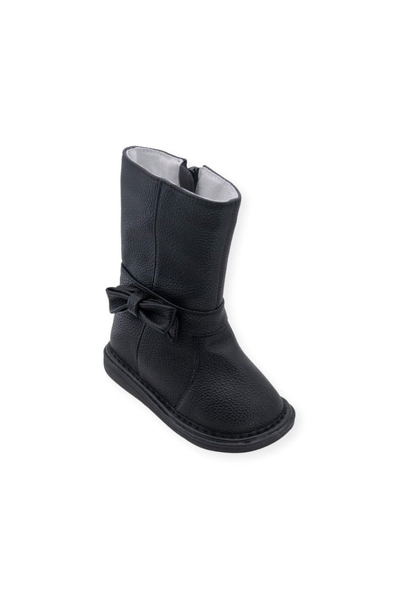 Bow Boot Black Size: 5, Color: Black