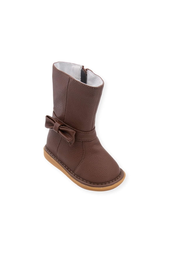 Bow Boot Brown Size: 11, Color: Brown