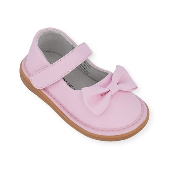Wee Squeak Bow Pink Shoe Size: 6, Color: Pink