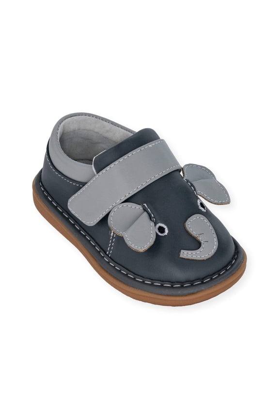 Ellis the Elephant Shoe Size: 5, Color: Grey