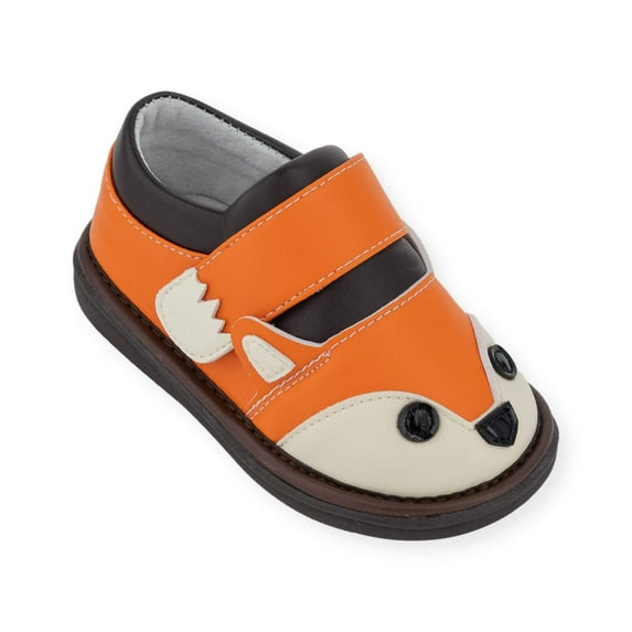Wee Squeak Fox Shoe Size: 3, Color: Orange