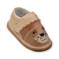 thumbnail image 1 of Wee Squeak Leo the Lion Shoe Size: 3, Color: Brown, 1 of 9