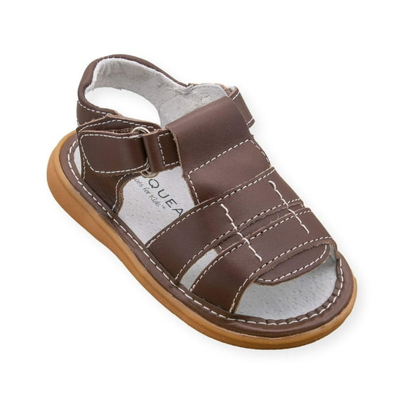 Wee Squeak Liam Brown Sandal Size: 9, Color: Brown
