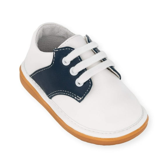Wee Squeak Rory Navy Saddle Oxford Shoe Size: 6, Color: Navy/White
