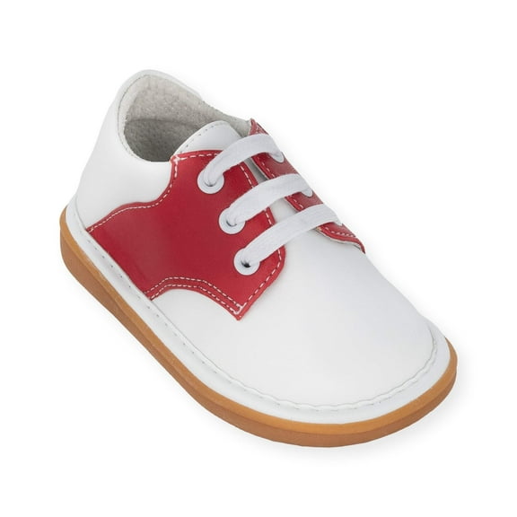 Wee Squeak Rory Red Saddle Oxford Shoe Size: 7, Color: Red/White