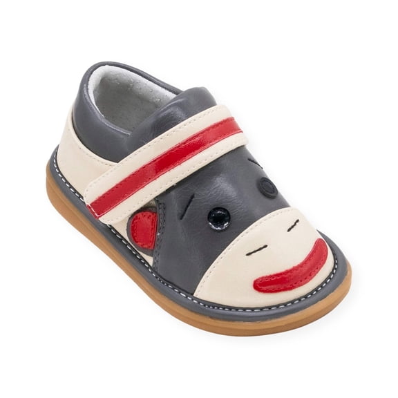 Wee Squeak Socks Red Monkey Shoe Size: 7, Color: Red