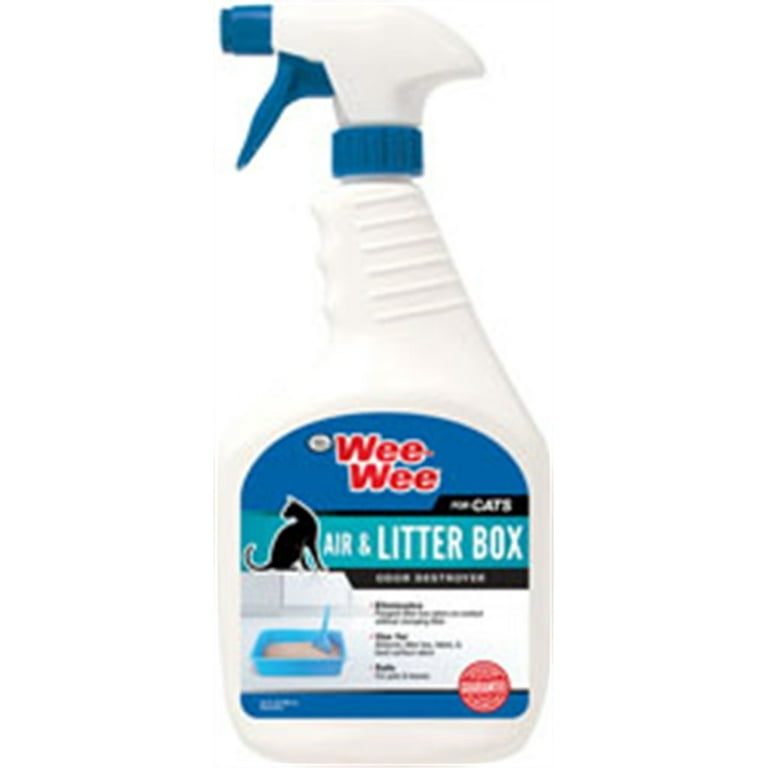 Four Paws Products 436217 32 oz Wee Wee Air Litter Box Odor Destroyer Cat Coconut Walmart
