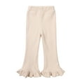 thumbnail image 1 of WeeBloom Pants For Teen Girls Tollder Girl High Elastic Waist Flare Leg Casual Long Bell Bottom Trousers Outwear Girl Sweatpants 2-3 Years, 1 of 4