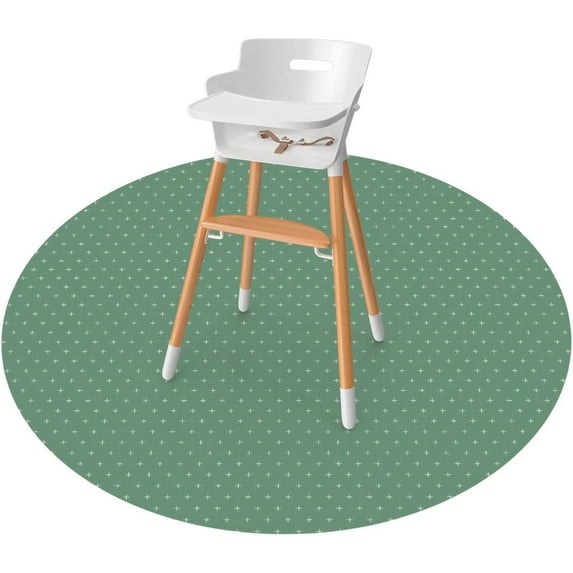 WeeSprout Baby Splat Mat for Kids, Large 51x51 Floor Playmat w/ Durable Waterproof Surface