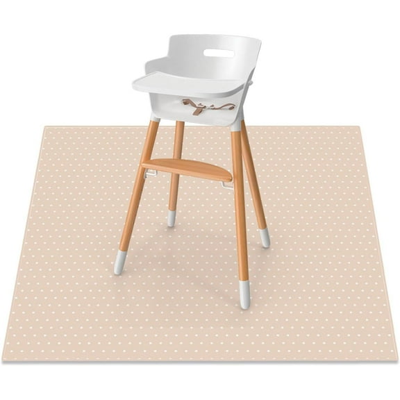 WeeSprout Baby Splat Mat for Kids, Large 51x51 Floor Playmat w/ Durable Waterproof Surface