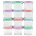 thumbnail image 1 of WeeSprout Glass Baby Food Storage Jars w/ Lids (8 oz, 8 Pack Set) Snack, Puree, 1 of 5