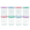 thumbnail image 1 of WeeSprout Glass Baby Food Storage Jars w/ Lids (8 oz, 8 Pack Set) Snack, Puree, 1 of 6