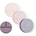 thumbnail image 1 of WeeSprout Silicone Plates with Lids for Babies & Toddlers, 100% Food-Grade, Divided Design, 1 of 7