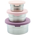 thumbnail image 1 of WeeSprout Stainless Steel Food Storage Containers, Leakproof Silicone Lids, BPA-Free - Set of 3, 1 of 10